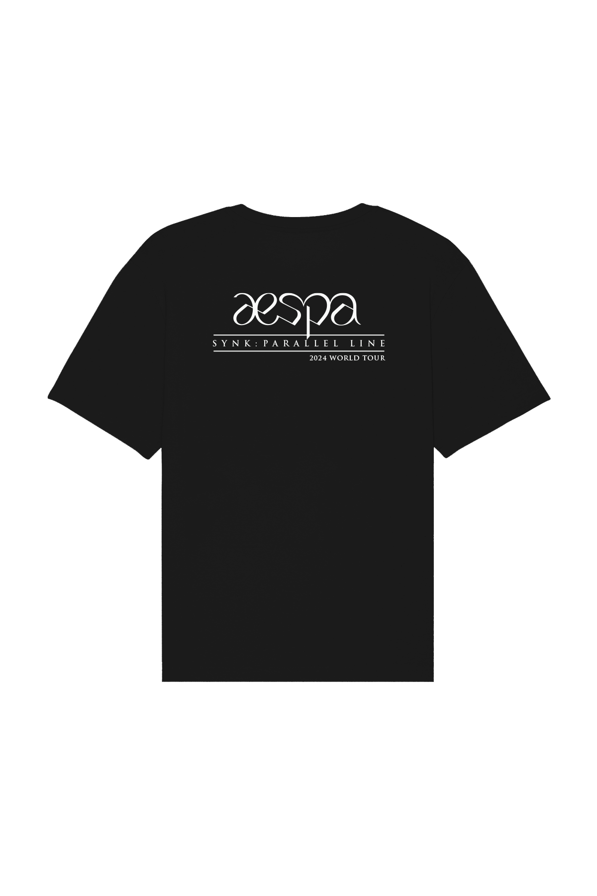 AESPA Black Shirt Back
