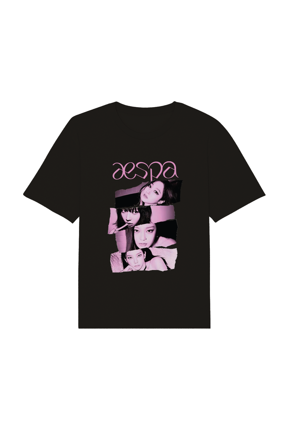 AESPA Black Shirt Front