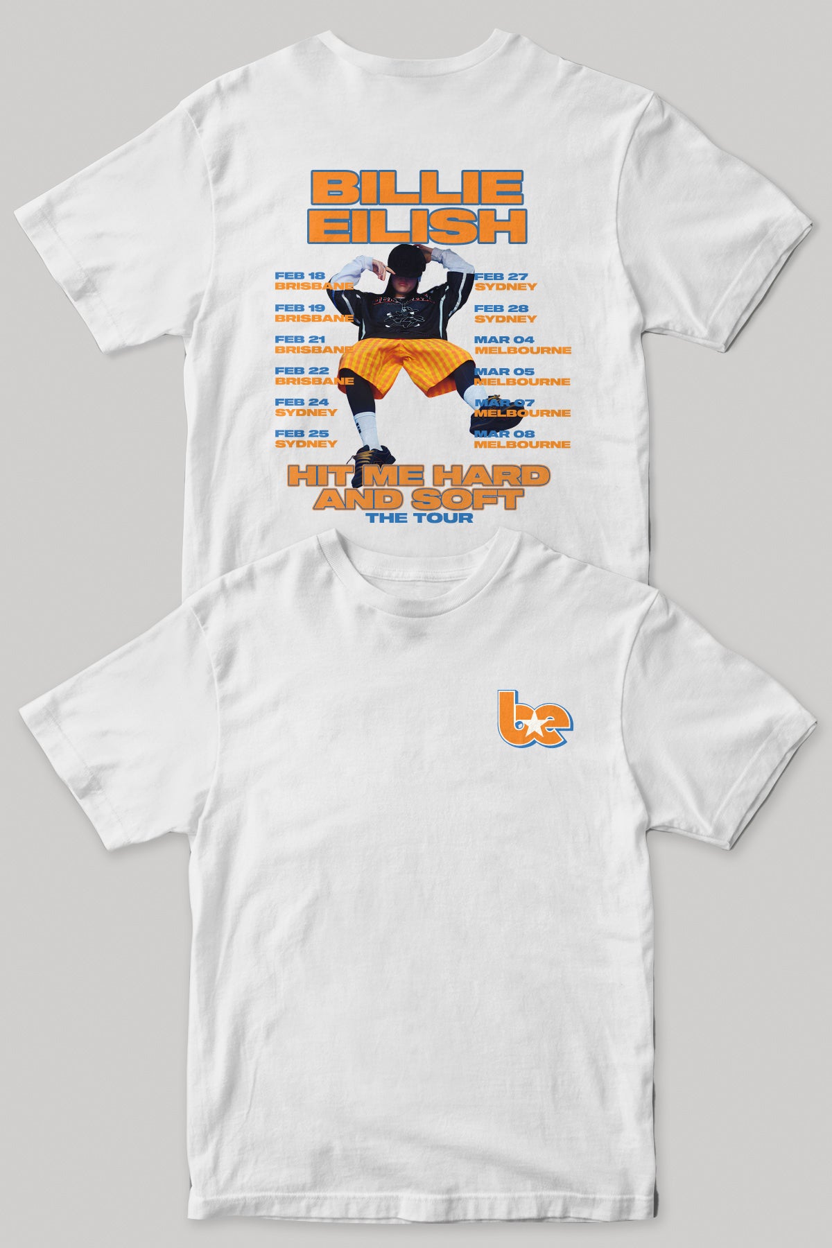 Billie Eilish Hit Me Hard and Soft World Tour | White Tee