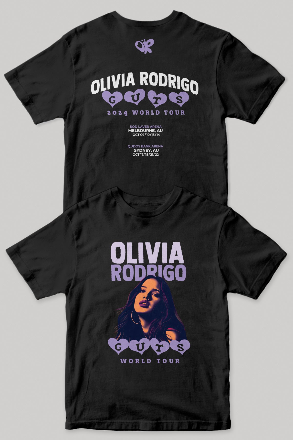 Olivia Rodrigo GUTS World Tour | Black Tee