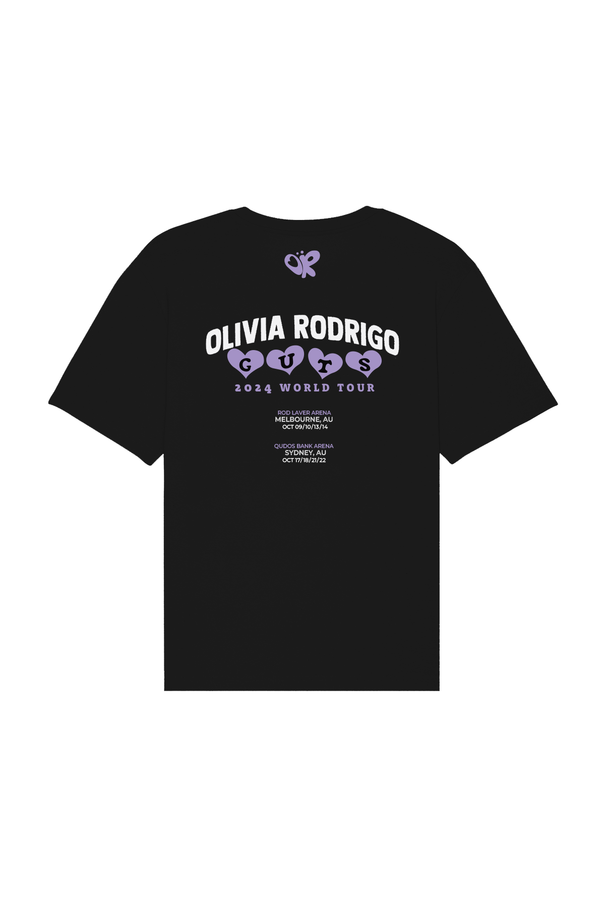 Olivia Rodrigo GUTS World Tour | Black Tee