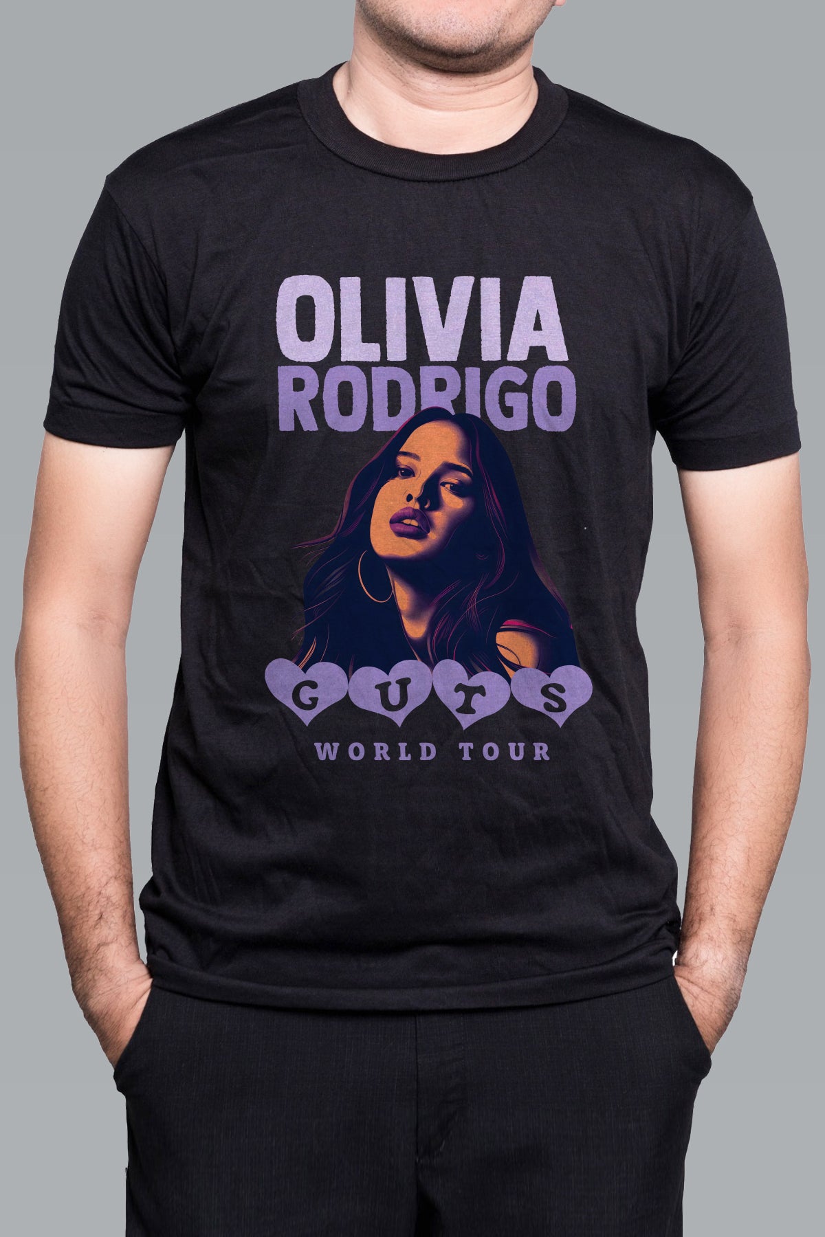 Olivia Rodrigo GUTS World Tour | Black Tee