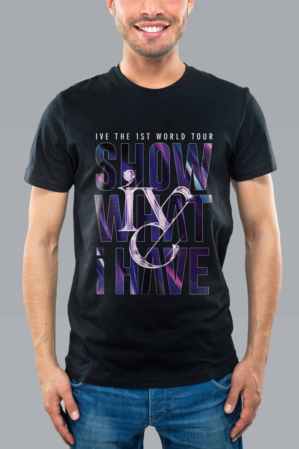 IVE The 1st World Tour | Black Tee