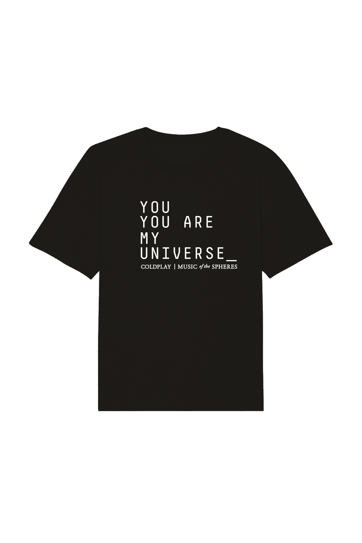 Coldplay Music of the Spheres World Tour | My Universe Black Tee