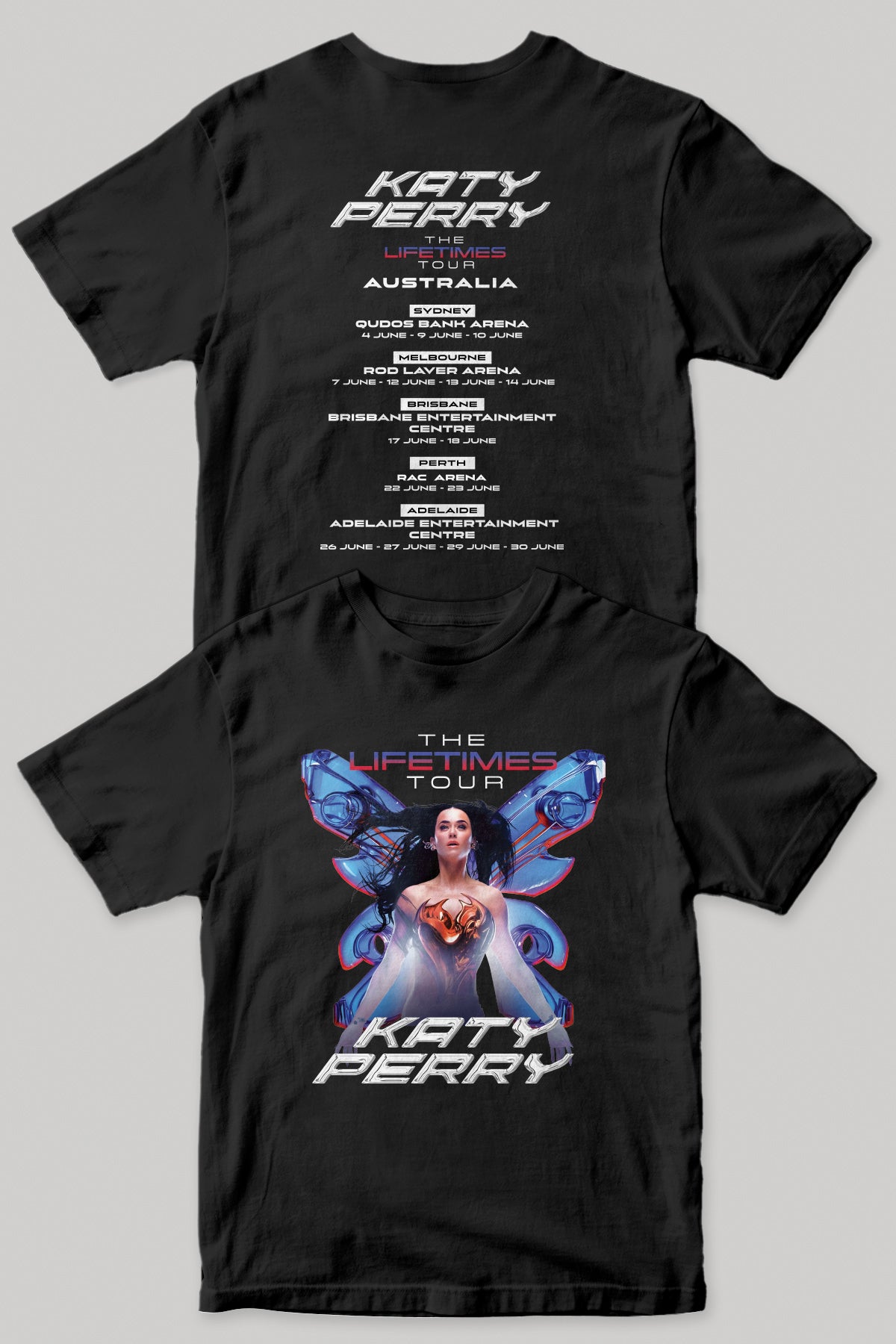 Katy Perry The Lifetimes Tour Shirt | Black