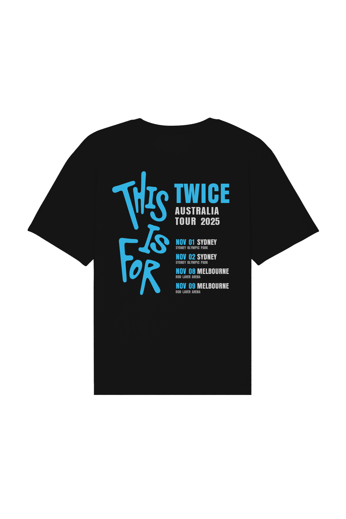 TWICE This is For Tour Shirt | Black.