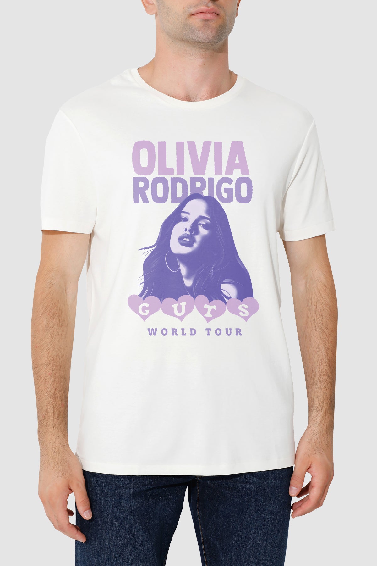 Olivia Rodrigo GUTS World Tour | White Tee