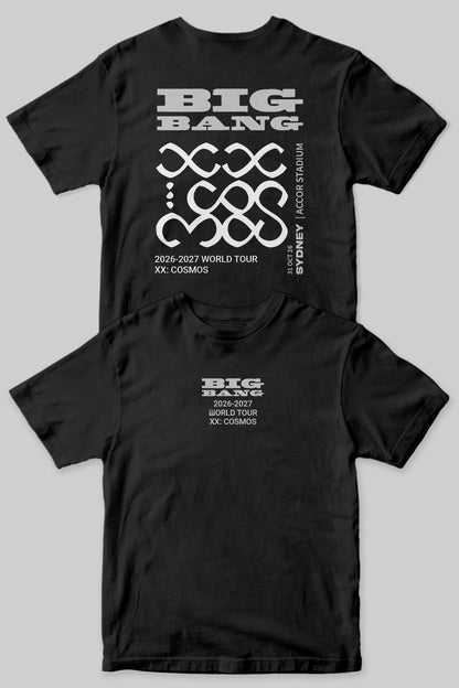 BIGBANG XX : COSMOS Tour Shirt | Black
