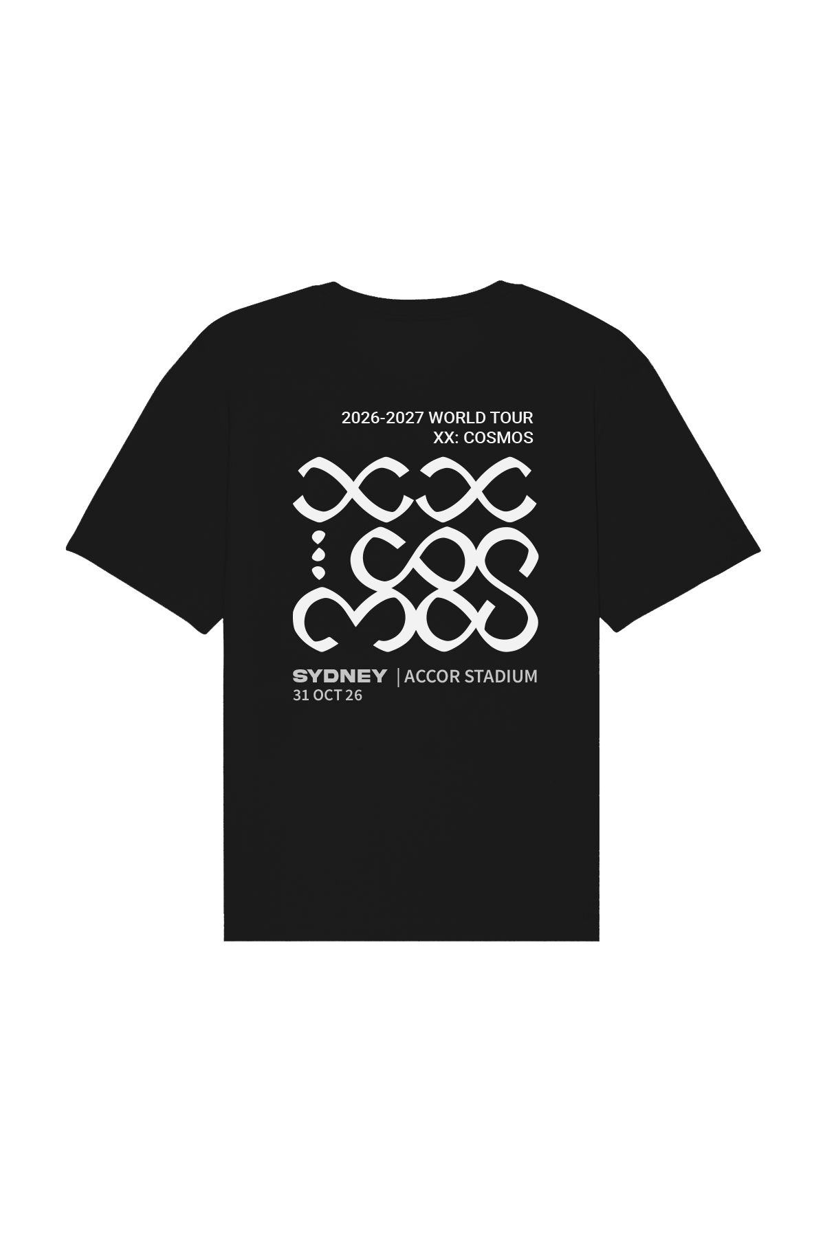 BIGBANG XX : COSMOS Tour Shirt | Black.