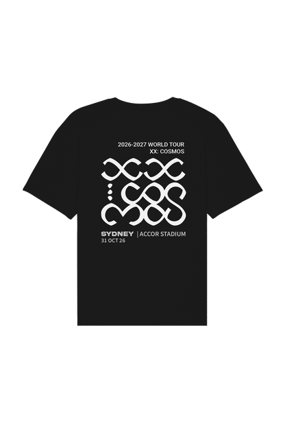 BIGBANG XX : COSMOS Tour Shirt | Black.