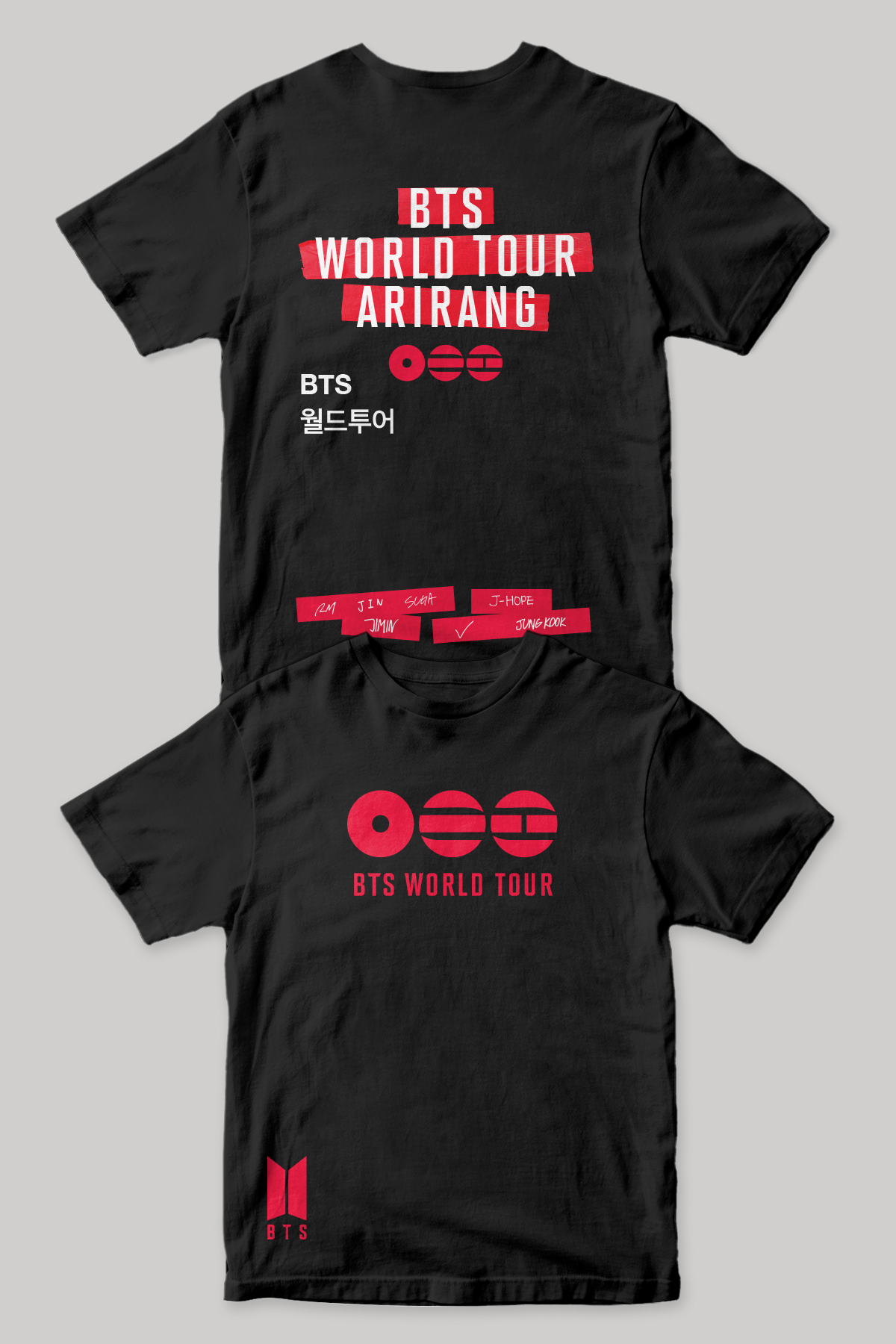 BTS World Tour 'Arirang' Shirt | Black.