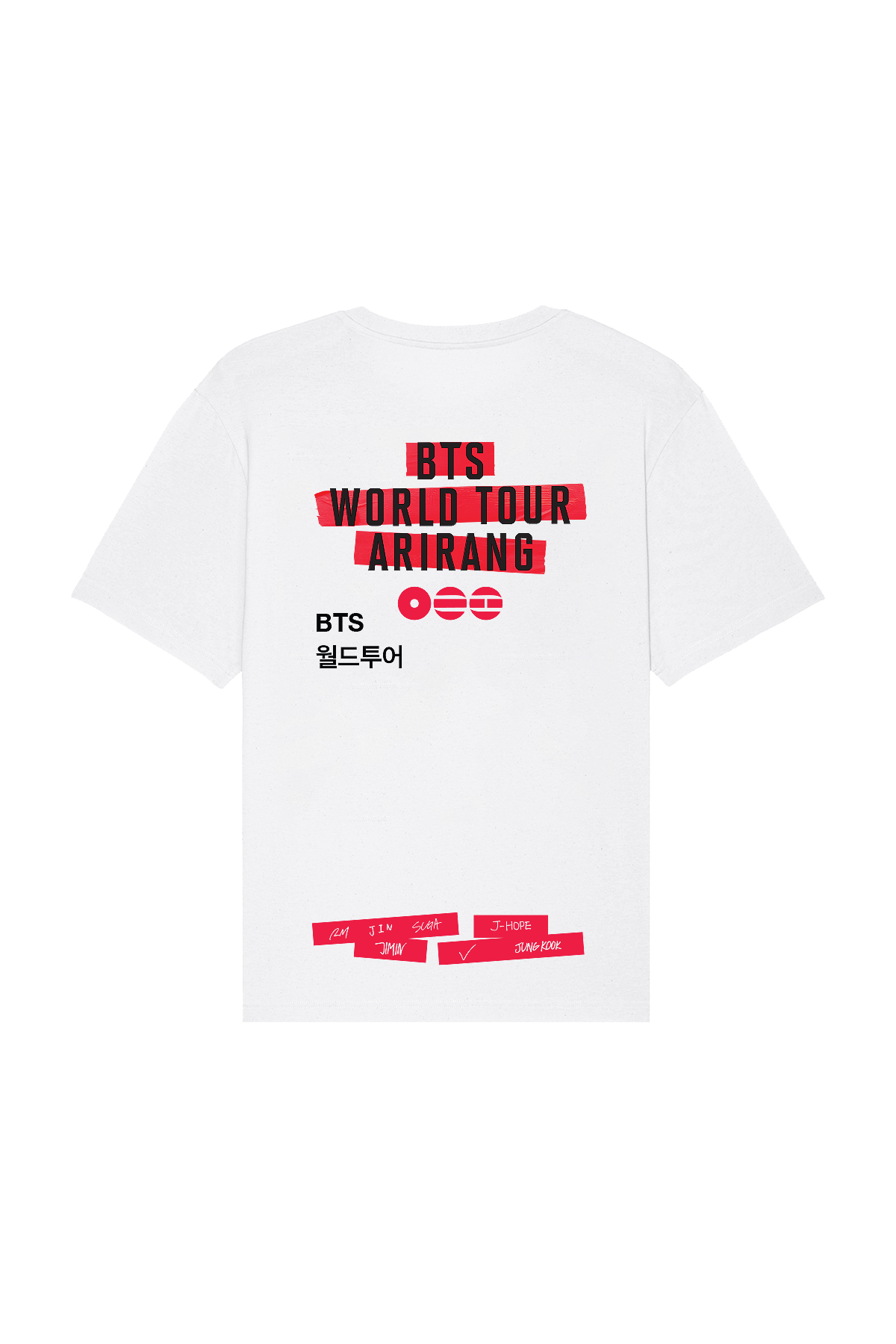 BTS World Tour 'Arirang' Shirt | White.