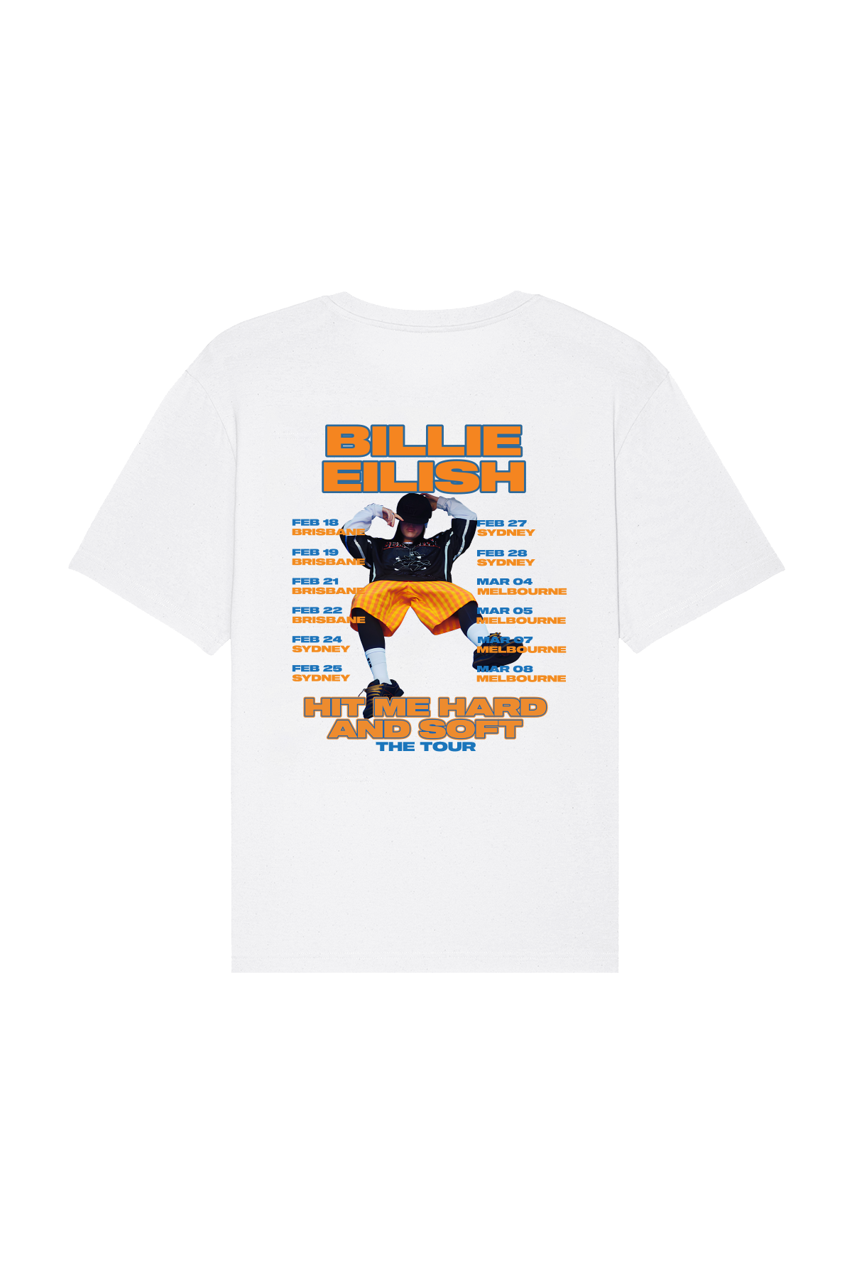 Billie Eilish Hit Me Hard and Soft World Tour | White Tee – EZ