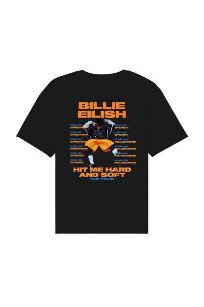 Billie Eilish Hit Me Hard and Soft World Tour | Black Tee – EZ Billie Eilish Hit Me Hard and Soft World Tour | Black Tee – EZ