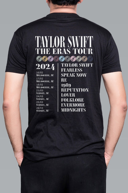 Taylor Swift Eras Tour | Black Tee