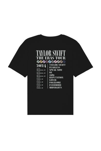 Taylor Swift Eras Tour | Black Tee