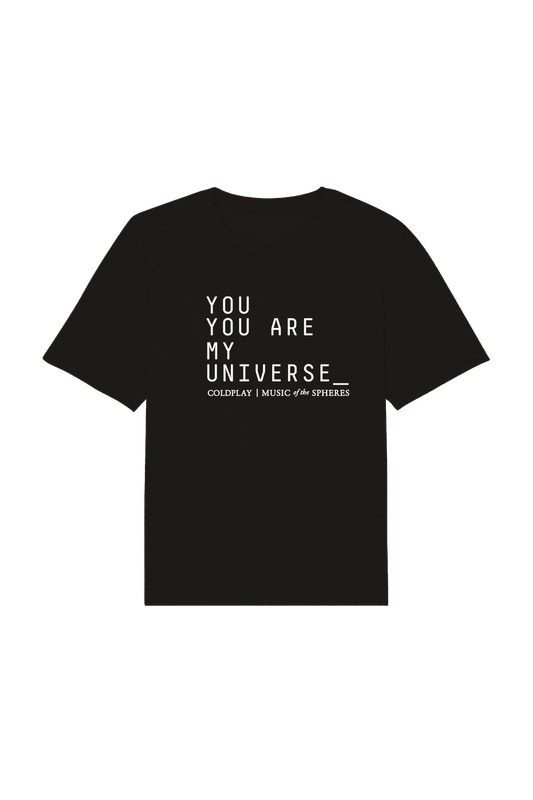 Coldplay Music of the Spheres World Tour | My Universe Black Tee