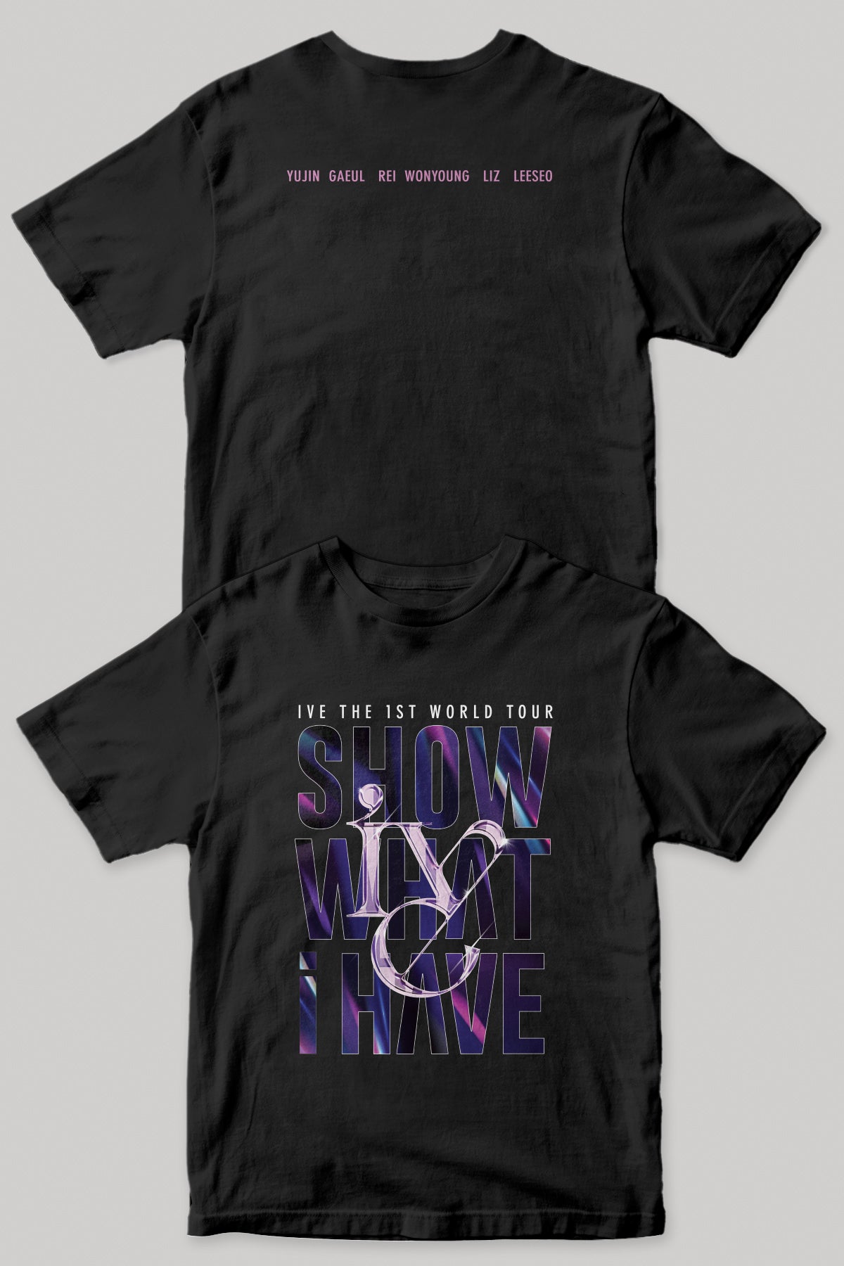 IVE The 1st World Tour Shirt | Black Tee – EZ Print Creations