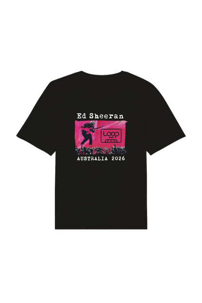 Ed Sheeran Loop Tour Shirt | Black.