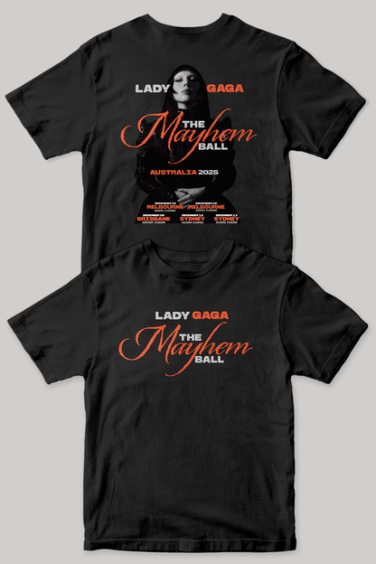 Lady Gaga The Mayhem Ball Tour Shirt | Black.