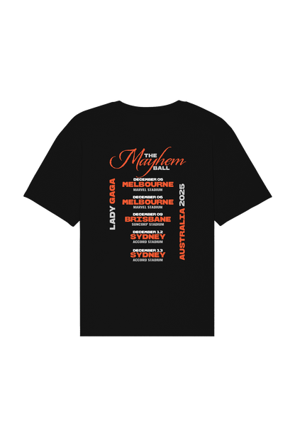 Lady Gaga The Mayhem Ball Tour Shirt | Black