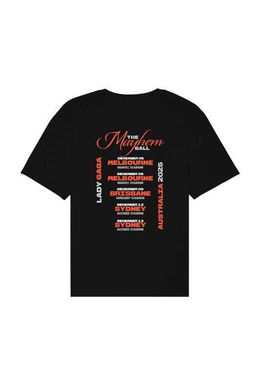 Lady Gaga The Mayhem Ball Tour Shirt | Black