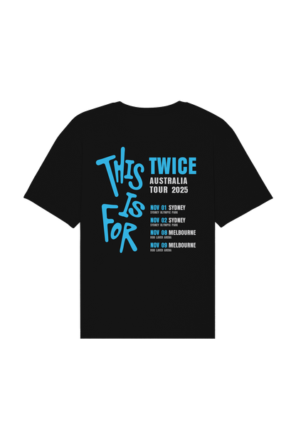 TWICE This is For Tour Shirt | Black.