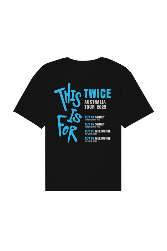 TWICE This is For Tour Shirt | Black.