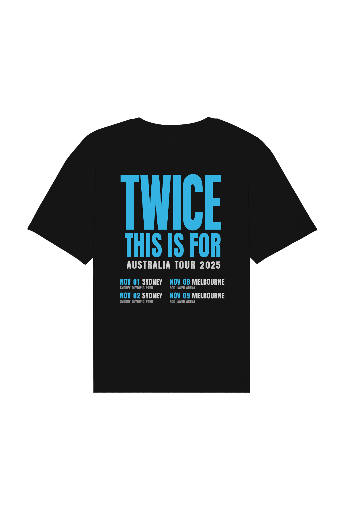 TWICE This is For Tour Shirt | Black