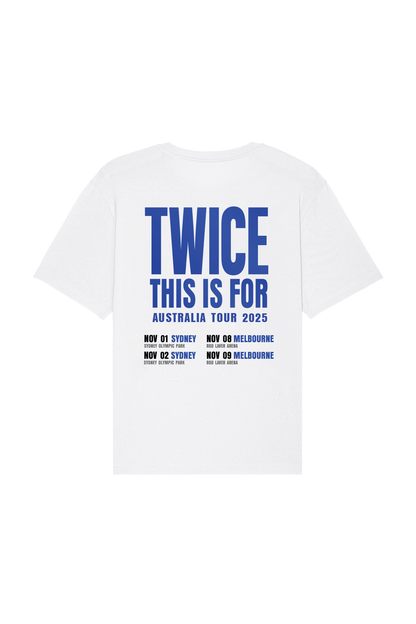 TWICE This is For Tour Shirt | White