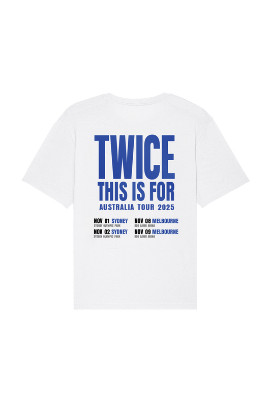 TWICE This is For Tour Shirt | White